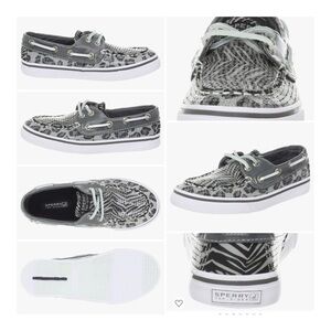 SPERRY TOP-SIDER Bahama Boat Shoe - Grey Multi Animal